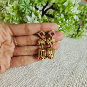 Antique Elephant Jhumka