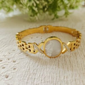 White stone bracelet