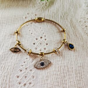 Evil eye bracelet (Antitarnish)
